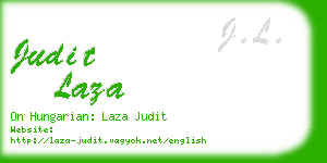 judit laza business card